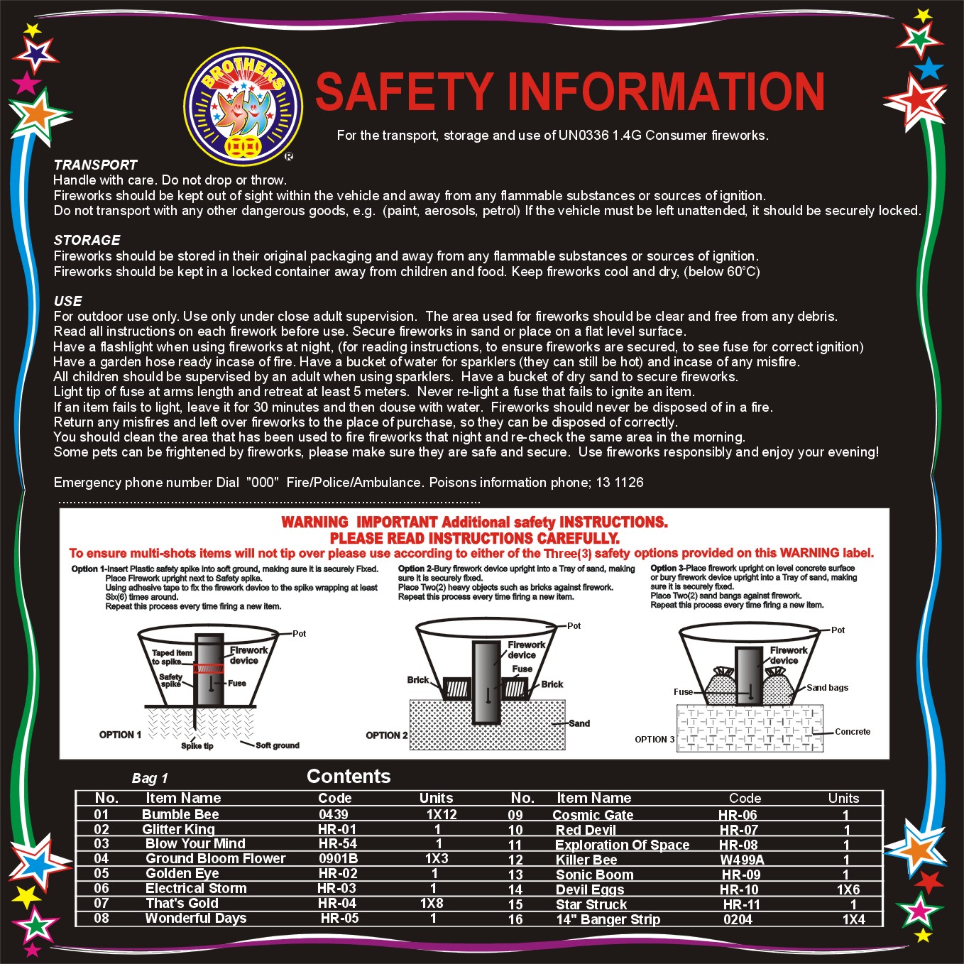 SAFTY GUIDELINES